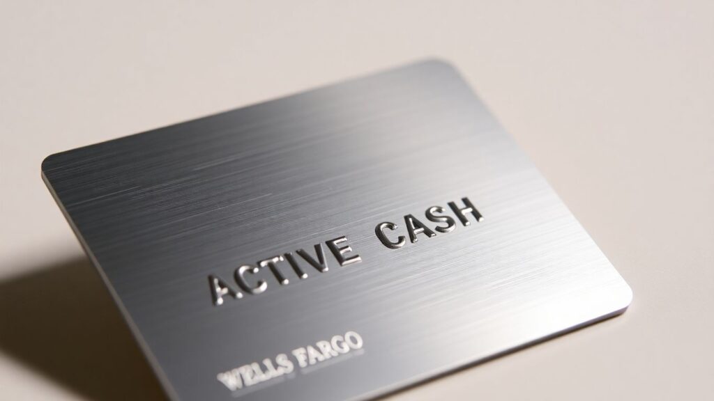 Wells Fargo Active Cash credit card close-up
