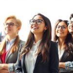 Jovens profissionais em busca de cursos técnicos com futuro.