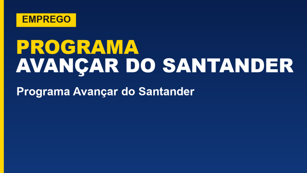 Programa Avançar do Santander